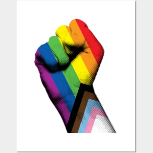 Pride - Fist Posters and Art